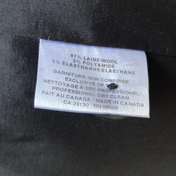 JUDITH & CHARLES grey long wool coat, size 2 - Picture 7 of 7